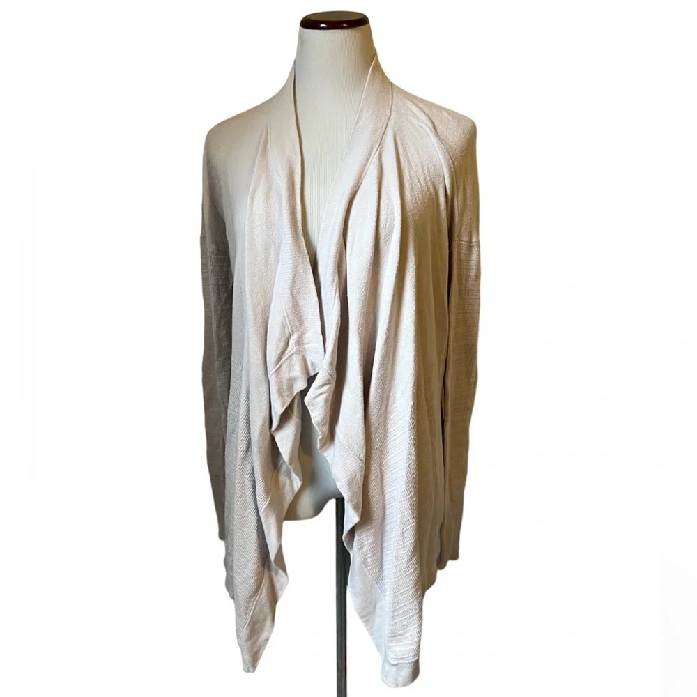 Lululemon Woman’s Cardigan Loose Open Wrap Light Blush Pink